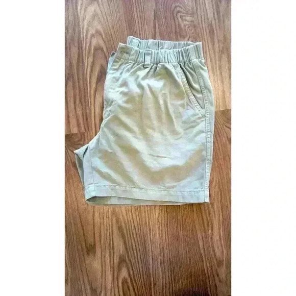 VINTAGE 1946 Snappers Elastic Waist Men's 5.5 Inch Stretch Shorts In Sage, Size - Picture 13 of 13